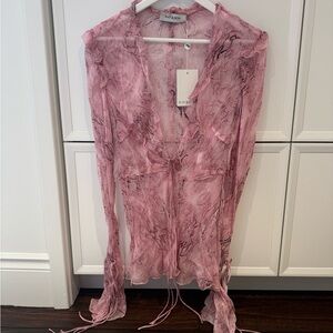 ⭐️ Brand New! Rat & Boa Pink Cobra Top ⭐️